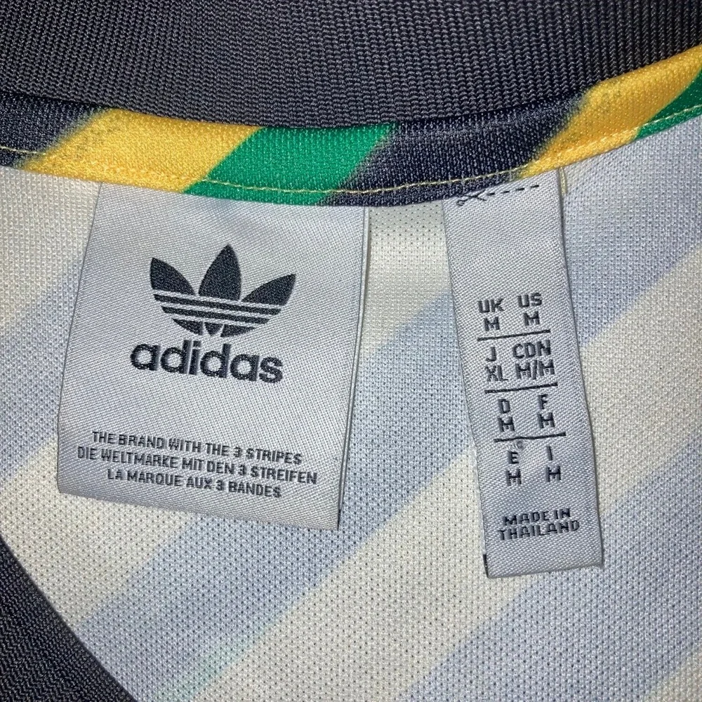 Adidas Soccer Jersey Mens Medium Jamaica National Team Football Federation Rasta - Picture 6 of 9